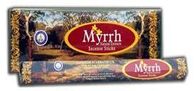 Myrrh incense (20 stick tube)