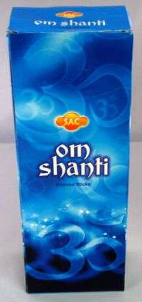 Om Shanti incense (20 stick tube)