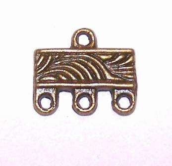 1-to-3 ANTIQUE BRONZE end bar / joiner - sold individually