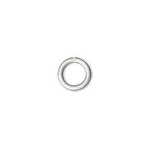 Special import!  6mm ALUMINIUM jump rings - silver - Sold per pack of 10