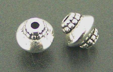 8mm nickel BARREL spacer (4 pcs)