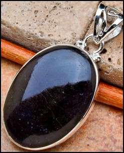 SALE ** Sterling silver pendant - IOLITE - Dreams Collection
