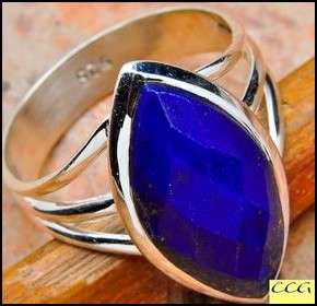 Sterling silver ring - LAPIS LAZULI - Dreams Collection (size 9.5 / S half)