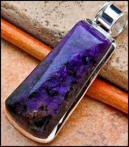 Sterling silver pendant - SUGILITE - Dreams Collection