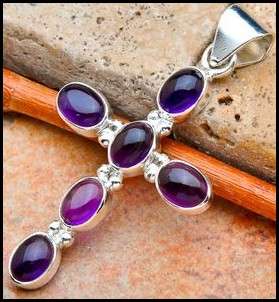 Sterling silver pendant - AMETHYST - Dreams Collection