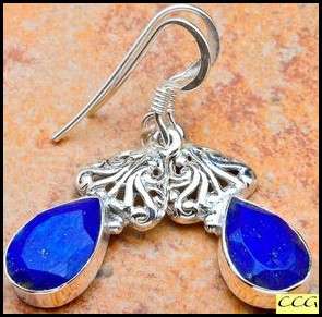 Sterling silver earrings - LAPIS LAZULI - Dreams Collection