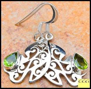 Sterling silver earrings - PERIDOT - Dreams Collection