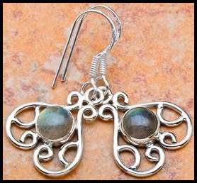 Sterling silver earrings - LABRADORITE - Dreams Collection