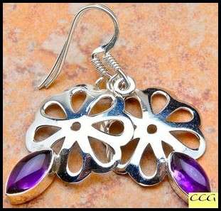 Sterling silver earrings - AMETHYST - Dreams Collection