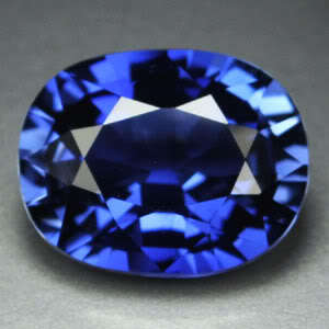 8.40 cts BLUE SAPPHIRE oval facet (Thailand)