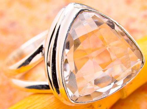 Sterling silver ring - QUARTZ - Dreams Collection (size 7.5 / P)