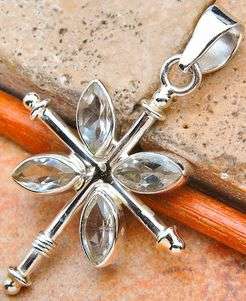 Sterling silver pendant - QUARTZ - Dreams Collection