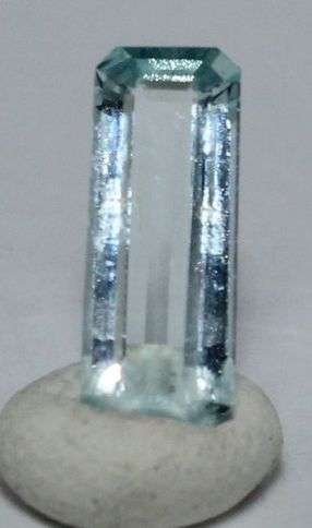 100% Natural 0.90 cts AQUAMARINE octagon facet (Brazil)