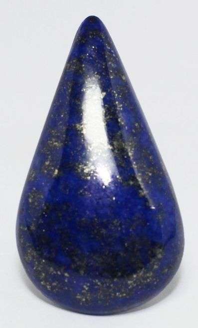 100% Natural! 36.20 cts LAPIS LAZULI pear cabochon (Afghanistan)