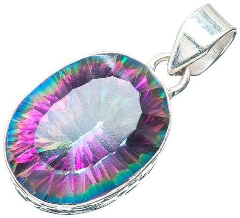Sterling silver pendant - MYSTIC TOPAZ - Dreams Collection