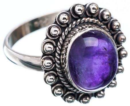 Sterling silver ring - AMETHYST - Dreams Collection (size 8.75 / Q half to R half)