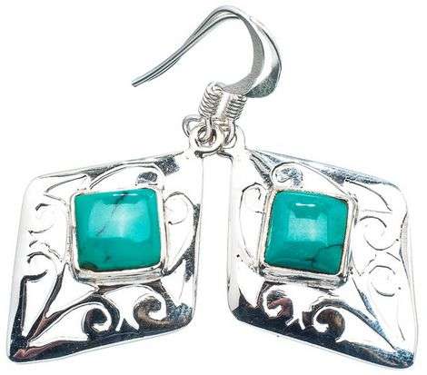 Sterling silver earrings - SLEEPING BEAUTY TURQUOISE - Dreams Collection