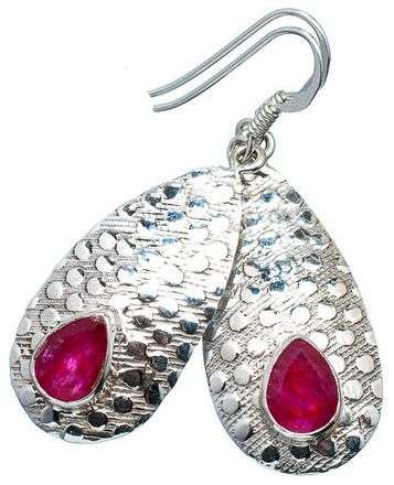 Sterling silver earrings - RUBY - Dreams Collection