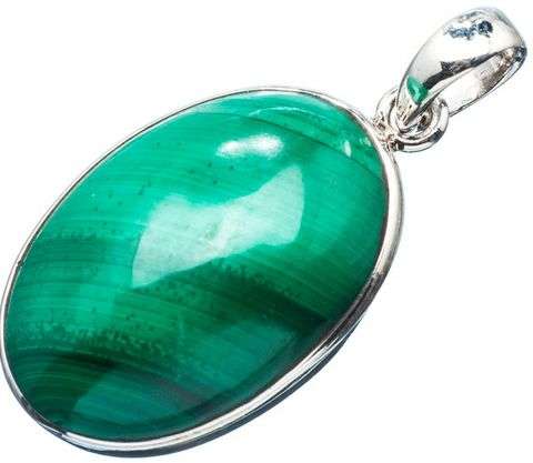 Sterling silver pendant - MALACHITE - Dreams Collection