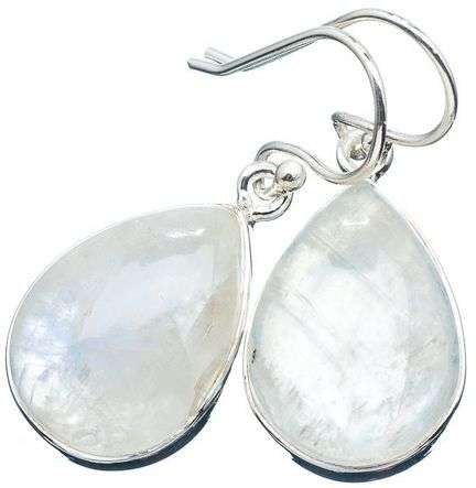 Sterling silver earrings - RAINBOW MOONSTONE - Dreams Collection