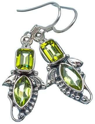 Sterling silver earrings - PERIDOT - Dreams Collection