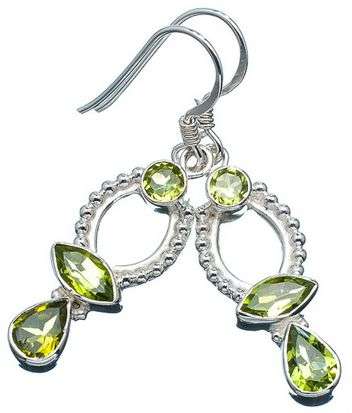 Sterling silver earrings - PERIDOT - Dreams Collection