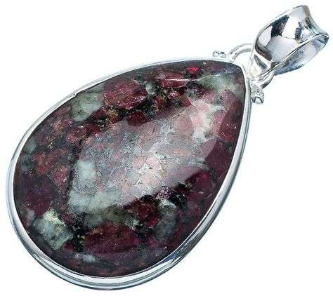 Sterling silver pendant - RUSSIAN EUDIALYTE - Dreams Collection
