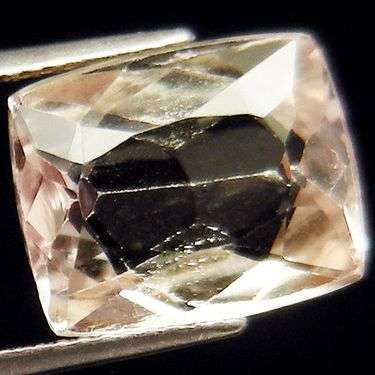 100% Natural Peach KUNZITE cushion facet (Afghanistan) 7.32 cts