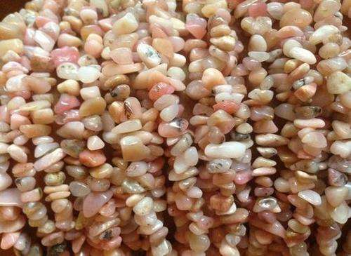 Natural PINK OPAL chipstrand +-90cm