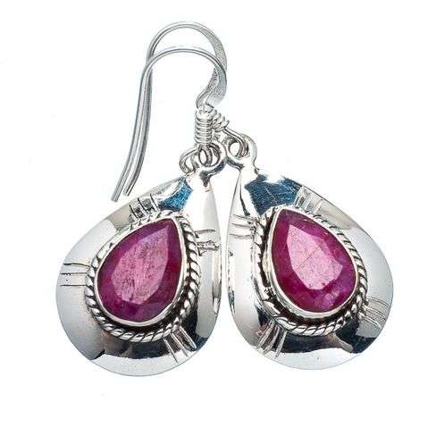 Sterling silver earrings - RUBY - Dreams Collection
