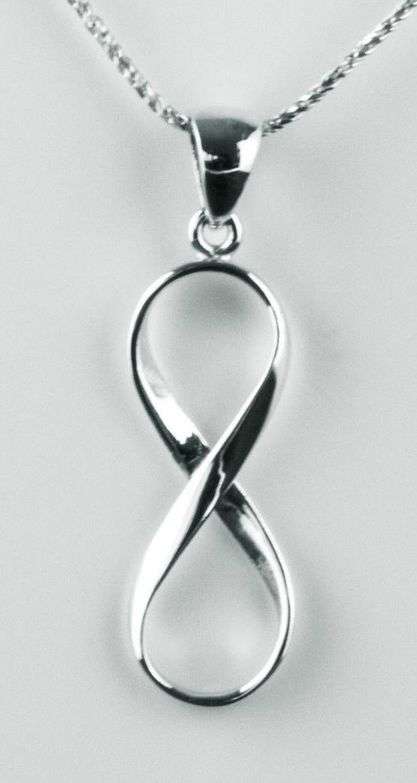 Sterling silver pendant - INFINITY