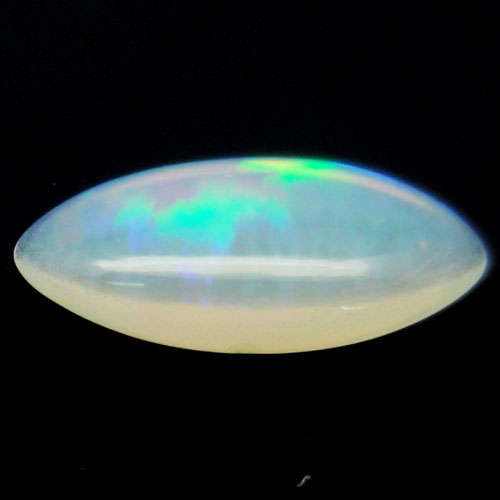 100% Natural ETHIOPIAN OPAL marquise cabochon (Welo, Ethiopia, Africa) 1.31 cts