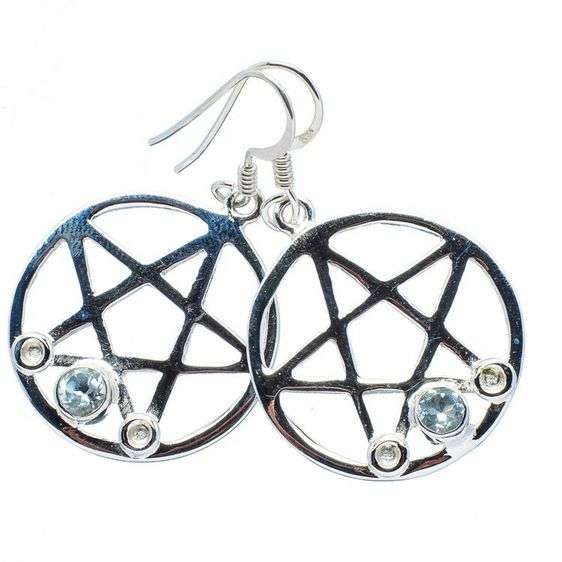 Sterling silver earrings - BLUE TOPAZ - Dreams Collection