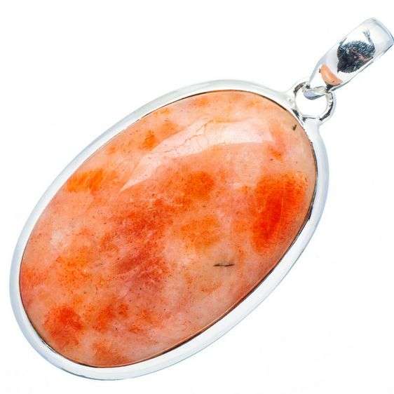 Sterling silver pendant - SUNSTONE - Dreams Collection