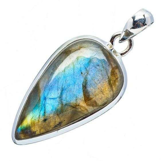 Sterling silver pendant - LABRADORITE - Dreams Collection