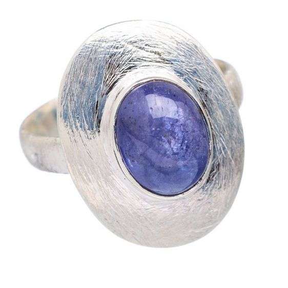 Sterling silver ring - TANZANITE - Dreams Collection (size 8.25 / Q to Q half)