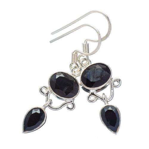 Sterling silver earrings - ONYX - Dreams Collection