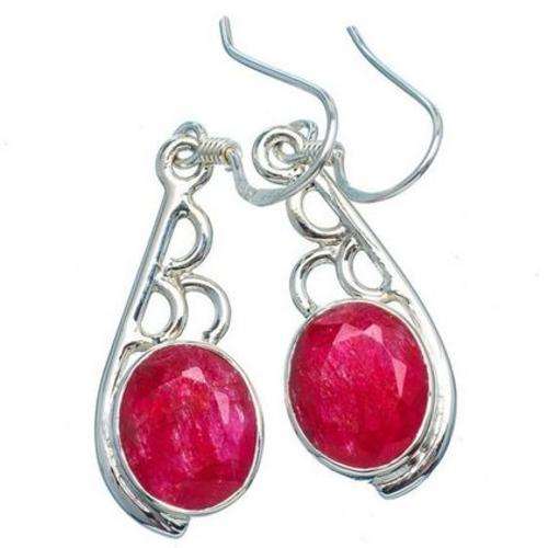 Sterling silver earrings - RUBY - Dreams Collection