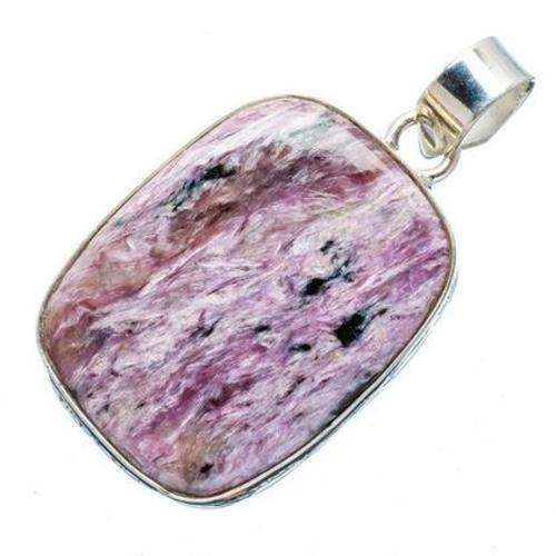 Sterling silver pendant - CHAROITE - Dreams Collection