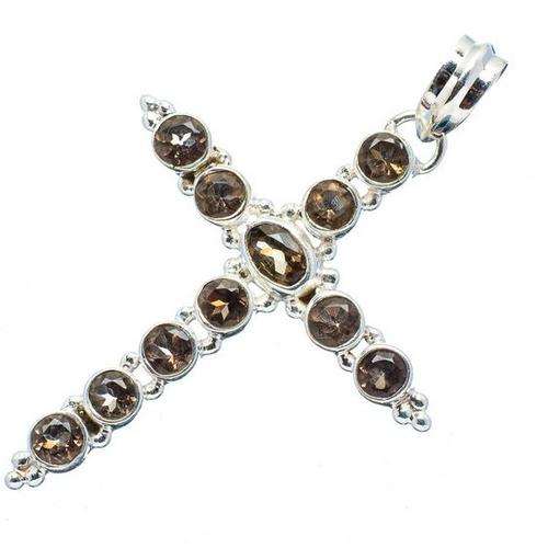 Sterling silver pendant - SMOKY QUARTZ - Dreams Collection