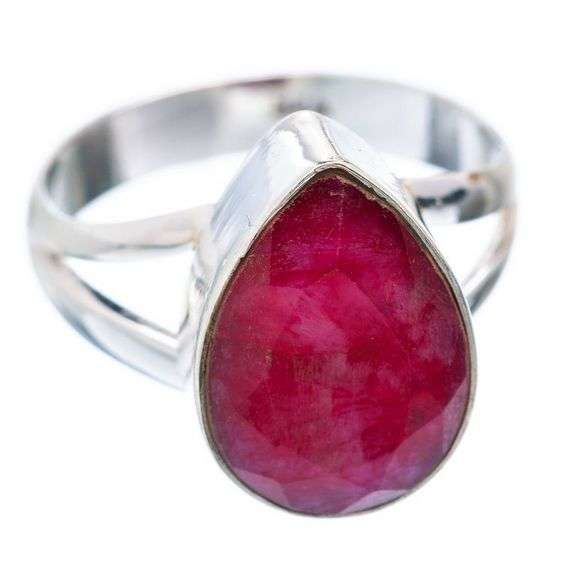 Sterling silver ring - RUBY - Dreams Collection (size 7.75 / P to Q)