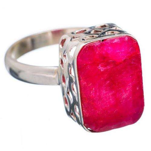 Sterling silver ring - RUBY - Dreams Collection (size 8.5 / Q half)