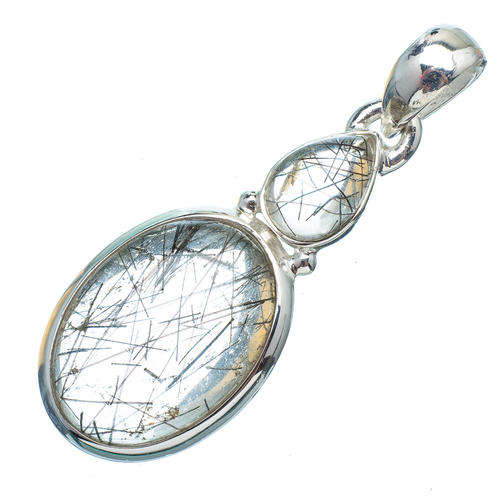 Sterling silver pendant - TOURMALINATED QUARTZ - Dreams Collection