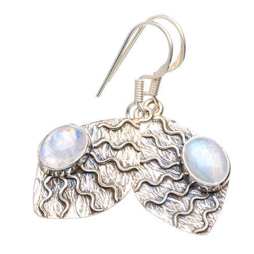 Sterling silver earrings - RAINBOW MOONSTONE - Dreams Collection