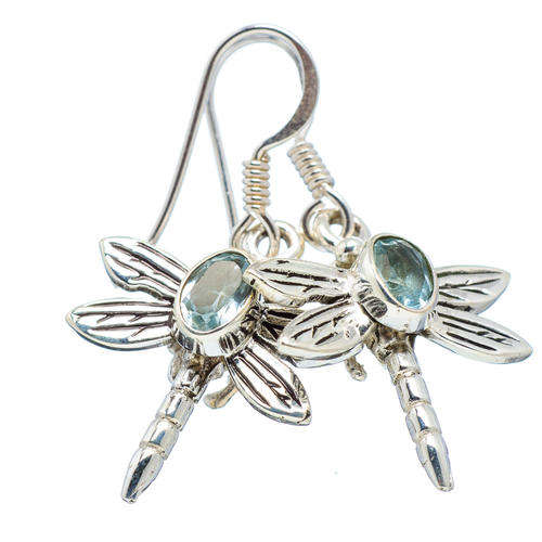 Sterling silver earrings - BLUE TOPAZ - Dreams Collection