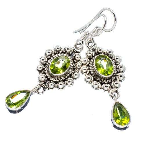 Sterling silver earrings - PERIDOT - Dreams Collection