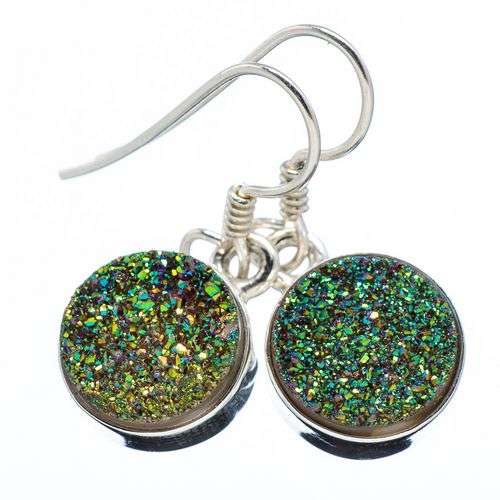 Sterling silver earrings - TITANIUM DRUZY - Dreams Collection
