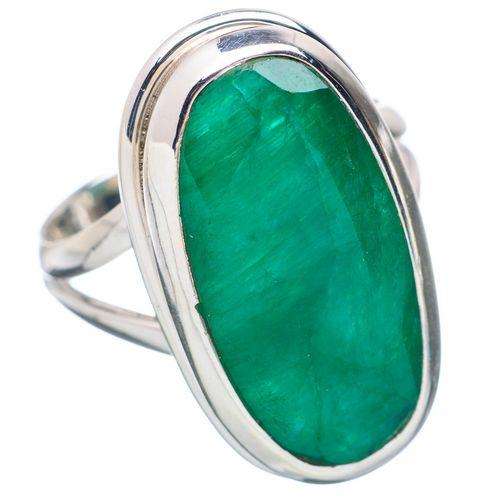 Sterling silver ring - EMERALD - Dreams Collection (size 7.25 / O to P)