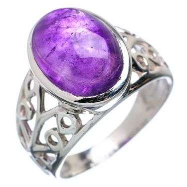 Sterling silver ring - AMETHYST - Dreams Collection (size 8.75 / Q half to R half)