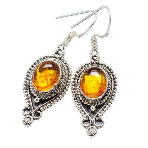 Sterling silver earrings - CITRINE - Dreams Collection